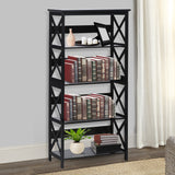 NNEDPE Daphne 5-Tier Cross Panel Bookshelf