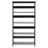 NNEDPE Daphne 5-Tier Cross Panel Bookshelf