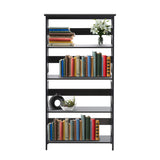 NNEDPE Daphne 5-Tier Cross Panel Bookshelf