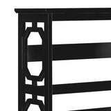 NNEDPE 3-Tier Bookshelf Display Rack- Black