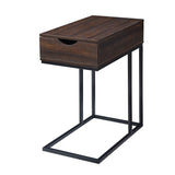 NNEDPE C-Shaped Drawer Side Table