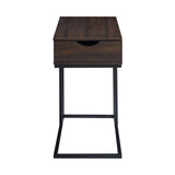 NNEDPE C-Shaped Drawer Side Table