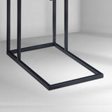 NNEDPE C-Shaped Drawer Side Table