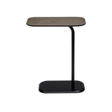 NNEDPE Beveled Edge C-Shaped Side Table - Oak