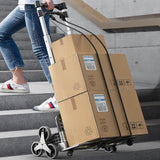 NNECW Outdoor Stair Climbing Cart with Elastic Rope