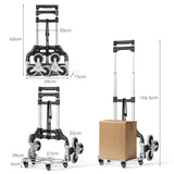 NNECW Outdoor Stair Climbing Cart with Elastic Rope