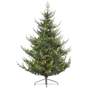 NNEOBA Artificial Pre-lit Christmas Tree with LED Lights