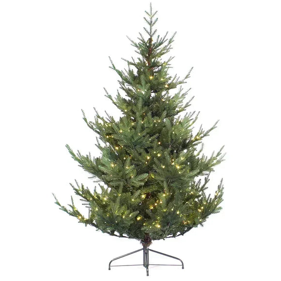 NNEOBA Artificial Pre-lit Christmas Tree with LED Lights