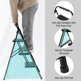 NNECW 3 Step Ladder with Wide Anti-Slip Pedal for Household/Office/Garden