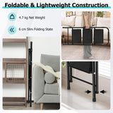NNECW 3 Step Ladder with Wide Anti-Slip Pedal for Household/Office/Garden