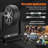 NNECW Motorcycle Bike Wheel Balancer with Adjustable Centering Cones