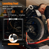 NNECW Motorcycle Bike Wheel Balancer with Adjustable Centering Cones