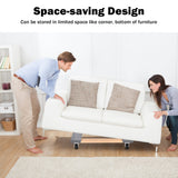 NNECW 2/4 Pieces Movable Base Furniture Dolly Loaded 450kg 76 x 45.5cm-4 pieces