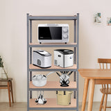 NNECW 5-Tier Storage Shelves with Freestanding Shelving Unit for Garage-Grey