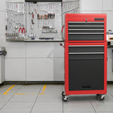 NNECW 6-Drawer Rolling Lockable Tool Chest for Garage &amp; Factory &amp; Workshop -Multicolour
