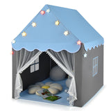 NNECW Kids Playhouse Tent with Washable Mat for Boys &amp; Girls-Blue