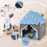 NNECW Kids Playhouse Tent with Washable Mat for Boys &amp; Girls-Blue