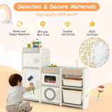 NNECW Multipurpose Toy Chest and Bookshelf with Magnetic Whiteboard