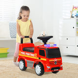 NNECW Licensed Mercedes Benz Kids Ride On Car with Storage for Toddlers