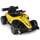 NNECW 12V Kids Electric Ride on Car with Remote Control 3-7 Years Old-Yellow