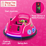 NNECW 12V Electric Ride On Car with Remote Control for Kids-Pink