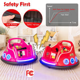 NNECW 12V Electric Ride On Car with Remote Control for Kids-Red