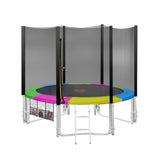 NNEDPE Blizzard 8ft Trampoline Rainbow