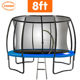 NNEDPE Trampoline 8 ft Round Outdoor - Blue