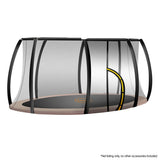NNEDPE Replacement Trampoline Net for 8ft x 14ft Oval Trampoline