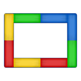 NNEDPE 6ft x 9ft Replacement Rectangular Trampoline Pad Rainbow