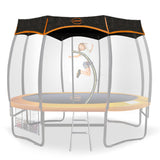 NNEDPE 10ft Removable Twister Trampoline Roof Shade Cover