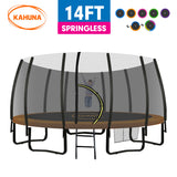 NNEDPE Twister 14ft Springless Trampoline