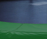 NNEDPE Trampoline 14 ft with Basketball set - Green