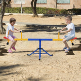 NNECW Kids Spinning Seesaw with Stopper Legs for Backyard and Playground