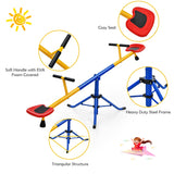 NNECW Kids Spinning Seesaw with Stopper Legs for Backyard and Playground