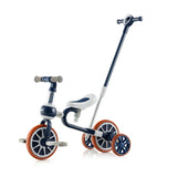 NNECW 4-in-1 Kids Trike Bike with Adjustable Parent Push Handle for Kids Aged 2-4-Navy