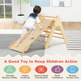 NNECW 7-in-1 Wood Triangle Climbing Toys for Toddlers 1+ Years Old