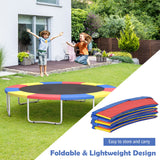 NNECW 12FT/14 FT Waterproof Trampoline Replacement Safety Pad-Multicolour-14FT