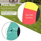 NNECW 12FT/14 FT Waterproof Trampoline Replacement Safety Pad-Multicolour-14FT