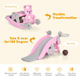 NNECW 4-in-1 Rocking Horse and Slide Set for Kids