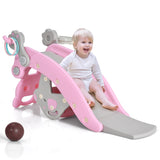 NNECW 4-in-1 Rocking Horse and Slide Set for Kids