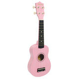 NNEDPE 21in Ukulele Guitar- Pink