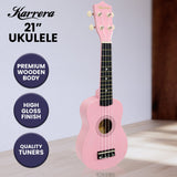 NNEDPE 21in Ukulele Guitar- Pink