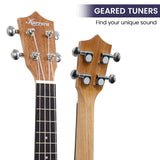 NNEDPE 23in Ukulele Guitar - Natural