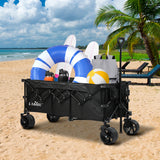 Lambu Folding Wagon Trolley Cart-1937319807875682311