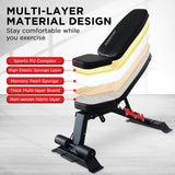 NNEDPE Home Gym Adjustable Dumbbell Bench