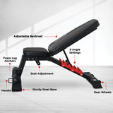 NNEDPE Home Gym Adjustable Dumbbell Bench