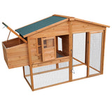NNEDPE Large Chicken Coop & Rabbit Hutch With Ramp