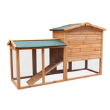 NNEDPE Large Wooden Chicken Coop & Rabbit Hutch With Ramp