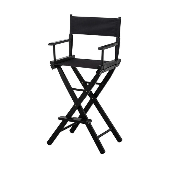NNEDPE Tall Directors Chair - Black